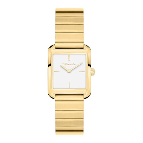 Tamaris Damen Analog Quarz Uhr mit Edelstahl Armband TT-0139-MQ von Tamaris