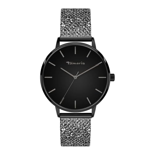 Tamaris Damen Analog Quarz Uhr mit Edelstahl Armband TT-0150-MQ Tamaris Damen Analog Quarz Uhr mit Edelstahl Armband TT-0150-MQ von Tamaris