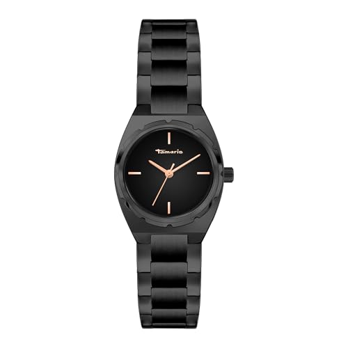 Tamaris Damen Analog Quarz Uhr mit Edelstahl Armband TT-0169-MQ von Tamaris