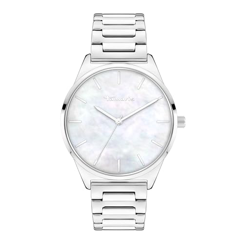 Tamaris Damen Analog Quarz Uhr mit Edelstahl Armband TT-0175-MQ von Tamaris