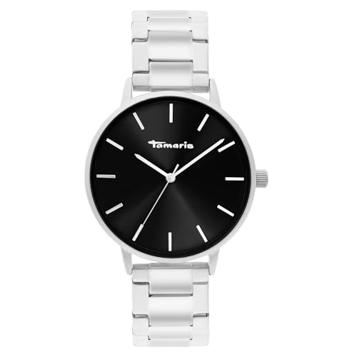 Tamaris Damen Analog Quarz Uhr mit Metall Armband TT-0221-MQ von Tamaris