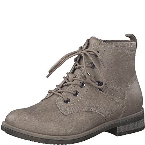 Tamaris Damen Ankle Boots, Frauen Stiefeletten,TOUCHit-Fußbett,Stiefel,Booties,halbstiefel,Kurzstiefel,uebergangsschuhe,Taupe,39 EU von Tamaris