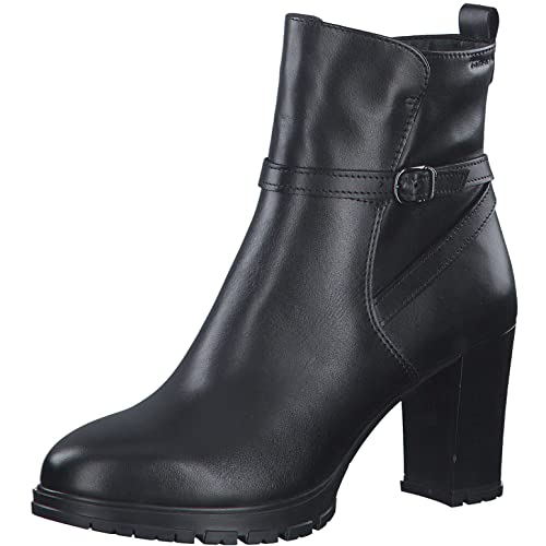 Tamaris Damen Ankle Boots, Frauen Stiefeletten,TOUCHit-Fußbett,knöchelhoch,reißverschluss,Stiefel,Bootee,Booties,halbstiefel,Black,38 EU von Tamaris