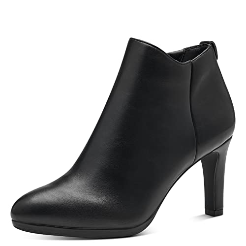 Tamaris Damen Ankle Boots, Frauen Stiefeletten,TOUCHit-Fußbett,knöchelhoch,reißverschluss,Boots,Stiefel,Bootee,Booties,Black,36 EU von Tamaris