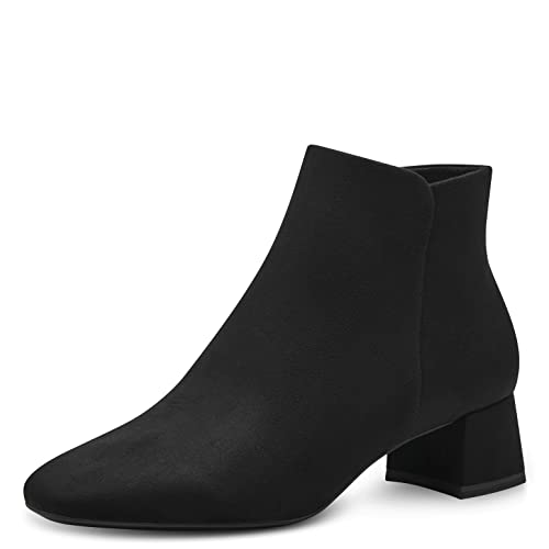 Tamaris Damen Ankle Boots, Frauen Stiefeletten,Bootee,Booties,halbstiefel,Kurzstiefel,uebergangsschuhe,uebergangsstiefel,Boots,Black,38 EU von Tamaris