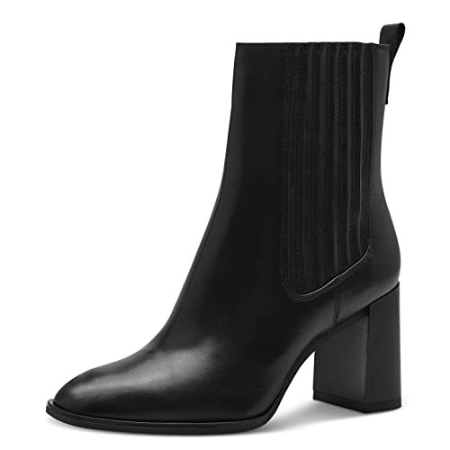 Tamaris Damen Ankle Boots, Frauen Stiefeletten,bootee,booties,halbstiefel,kurzstiefel,uebergangsschuhe,uebergangsstiefel,boots,BLACK,41 EU von Tamaris