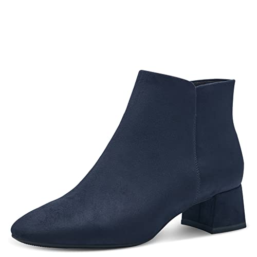 Tamaris Damen Ankle Boots, Frauen Stiefeletten,uebergangsschuhe,uebergangsstiefel,knöchelhoch,reißverschluss,Boots,Stiefel,Navy,39 EU von Tamaris