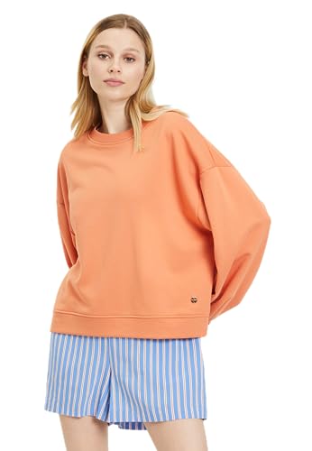 Tamaris Damen BAGANA Crew Sweat, Brandied Melon, M von Tamaris