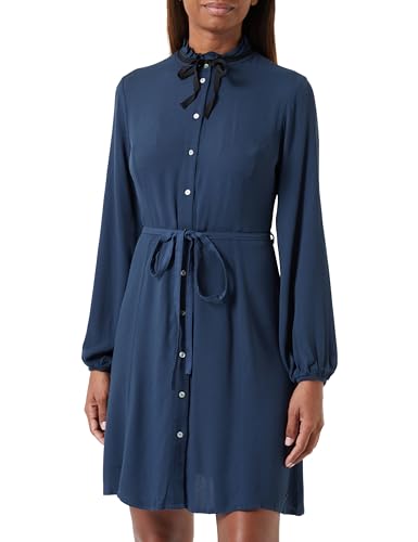 Tamaris Damen BONA Long Dress, Blueberry, 36 von Tamaris