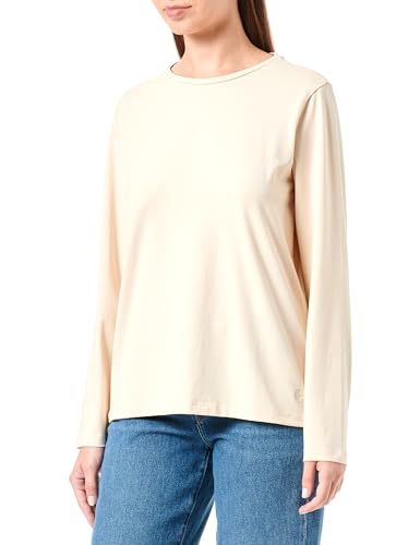 Tamaris Damen Baar Longsleeves, Tapioca, Large EU von Tamaris