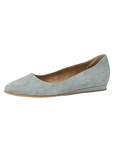 Tamaris Damen 1-1-22118-20 Geschlossene Ballerinas, Sage, 38 EU Tamaris Damen 1-1-22118-20 Geschlossene Ballerinas, Sage, 38 EU von Tamaris