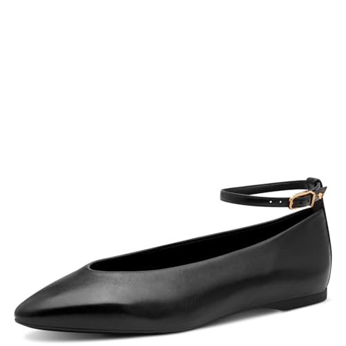 Tamaris Damen Ballerina schwarz 39 von Tamaris