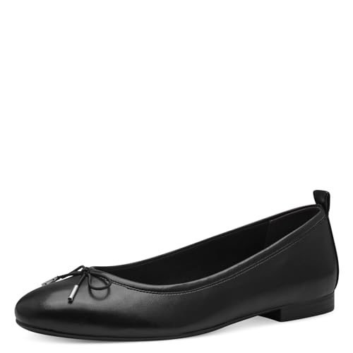 Tamaris Damen Ballerinas; BLACK MATT/schwarz; 38 EU von Tamaris