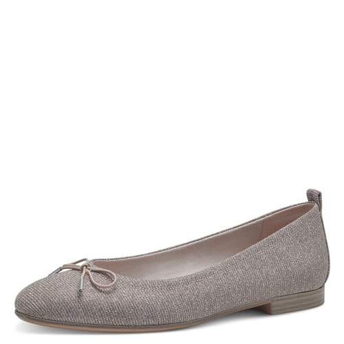 Tamaris Damen Ballerinas Textil Vegan; ROSE GLAM/rosa; 40 von Tamaris