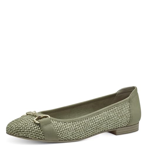 Tamaris Damen Ballerinas Textile Vegan; SAGE/grün; 37 Tamaris Damen Ballerinas Textile Vegan; SAGE/grün; 37 von Tamaris