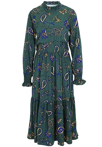 Tamaris Damen Balsas Long Dress, Garden Topiary Paisley AOP, 40 EU von Tamaris