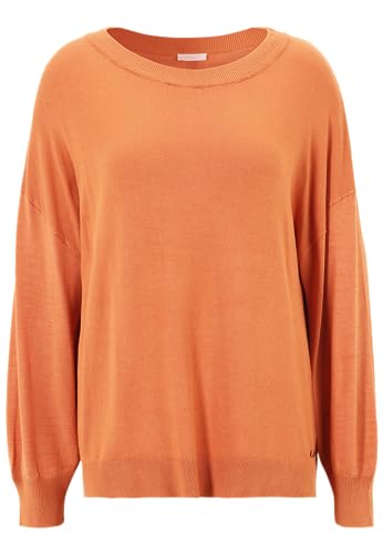 Tamaris Damen Bari Crew Sweat, Brandied Melon, 44 EU von Tamaris