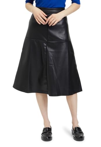 Tamaris Damen Baska Skirt Long, Black Beauty, 36 EU von Tamaris