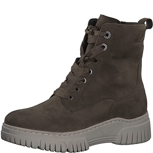 Tamaris Damen Bequemschuhe, Frauen Schnürschuhe,Wechselfußbett,Comfort Lining,Komfortschuhe,Halbschuhe,schnürschuhe,schnürer,Olive,40 EU von Tamaris