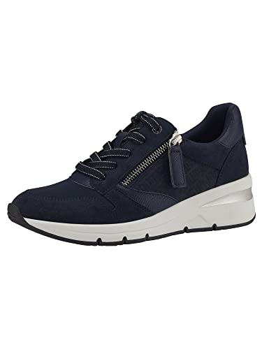 Tamaris Damen Bequemschuhe, Frauen Schnürschuhe,Wechselfußbett,Low-tie,Komfortschuhe,Halbschuhe,schnürschuhe,schnürer,Navy Comb,40 EU von Tamaris