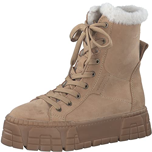 Tamaris Damen Winterstiefel, Frauen Stiefel,Wechselfußbett,warm gefüttert,halbschaftstiefel,gefüttert,Boots,Winterstiefel,Camel,41 EU von Tamaris