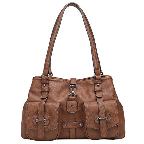 Tamaris Damen Bernadette Schultertasche Braun (Cognac) von Tamaris