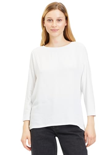 Tamaris Damen Burdur T-Shirt, Bright White, Small EU von Tamaris