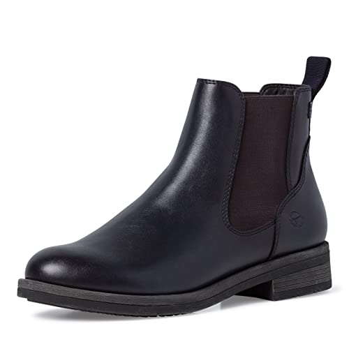 Tamaris Damen Chelsea Boot 1-1-25312-29 Taille 36, Couleur Bleu Marine Stiefeletten, Marineblau, Graphit, 40 EU von Tamaris