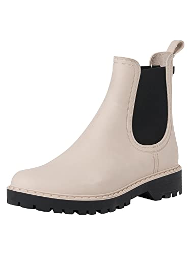 Tamaris Damen 1-1-25359-29 Chelsea-Stiefel, Ivory Black, 38 EU von Tamaris