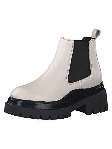 Tamaris Damen Women's 1-1-25462-29 Stiefelette, Elfenbein, 38 EU von Tamaris