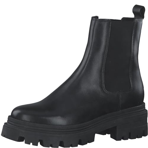 Tamaris Damen Stiefel Leder schwarz 42 von Tamaris