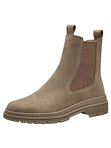 Tamaris Damen Chelsea Boots Leder; CAMEL/braun; 39 EU von Tamaris