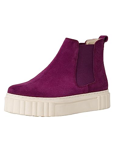 Tamaris Damen Chelsea Boots Leder; PURPLE/lila; 36 EU von Tamaris