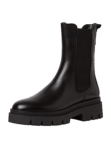 Tamaris Damen Stiefel Leder schwarz 37 von Tamaris