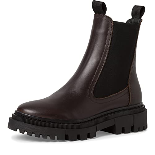 Tamaris Damen Chelsea Boots, Frauen Stiefeletten,Wechselfußbett,uebergangsstiefel,Schlupfstiefel,flach,Boots,Stiefel,Bootee,Dark Brown,37 EU Tamaris Damen Chelsea Boots, Frauen Stiefeletten,Wechselfußbett,uebergangsstiefel,Schlupfstiefel,flach,Boots,Stiefel,Bootee,Dark Brown,37 EU von Tamaris