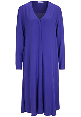 Tamaris Damen Cleanes Trapez Kleid ANGERS Blau 40 von Tamaris