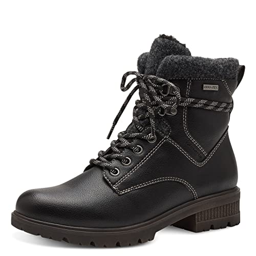 Tamaris Damen Combat Boots, Frauen Stiefeletten,DUOtex,TOUCHit-Fußbett,wasserabweisend,warm gefüttert,Winterschuhe,Stiefel,Black,38 EU Tamaris Damen Combat Boots, Frauen Stiefeletten,DUOtex,TOUCHit-Fußbett,wasserabweisend,warm gefüttert,Winterschuhe,Stiefel,Black,38 EU von Tamaris