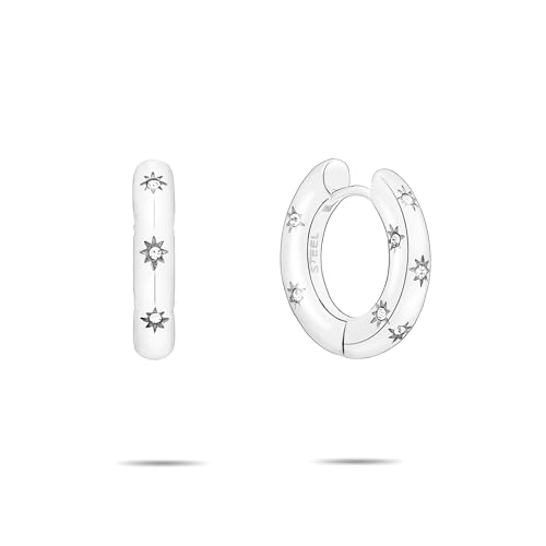 Tamaris Damen Creolen TJ-0648-E-18 aus Edelstahl in Silber Tamaris Damen Creolen TJ-0648-E-18 aus Edelstahl in Silber von Tamaris