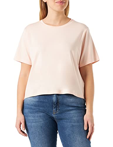 Tamaris Damen Cropped Oversized T-Shirt ASCEA Pink XL von Tamaris