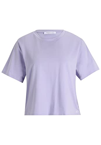 Tamaris Damen Cropped Oversized T-Shirt ASCEA Violett L von Tamaris