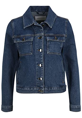 Tamaris Damen Denim Jacke ARDESEN Blau 34 von Tamaris