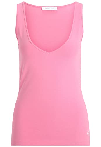 Tamaris Damen Einfaches Tank ANKUM Pink XL von Tamaris