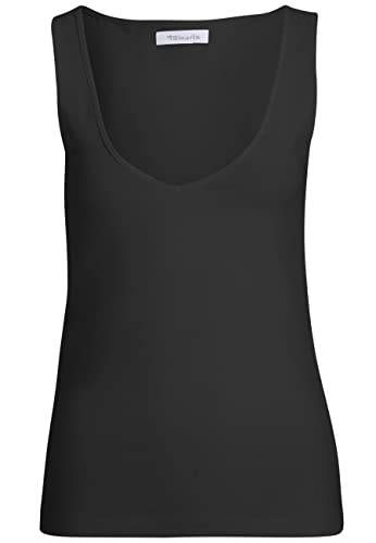 Tamaris Damen Einfaches Tank ANKUM Schwarz XL von Tamaris