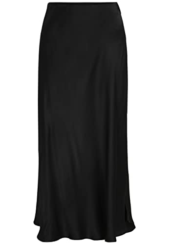 Tamaris Damen Fließender Rock AGADEZ Schwarz 38 von Tamaris