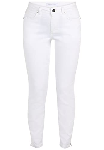 Tamaris Damen Fünf Taschen Chino Hose ARAYAT Weiß 38/30 von Tamaris