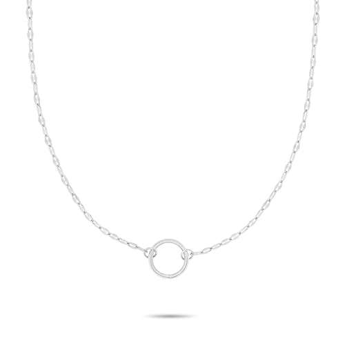 Tamaris Damen Halskette TJ-0683-N-45 aus Edelstahl in Silber von Tamaris