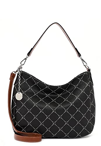 Tamaris Beutel TAS Anastasia 30901 Damen Handtaschen Print black 100 von Tamaris