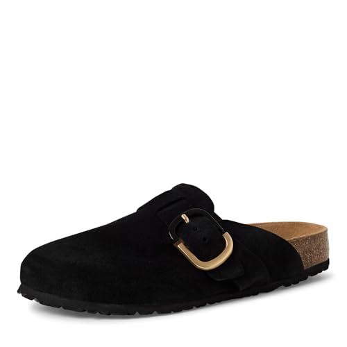 Tamaris Damen Klassische Ballerinas, Frauen Flats,Comfort Lining,TOUCHit-Fußbett,Slip-ons,klassisch elegant,Ballerinen,Black,37 EU von Tamaris