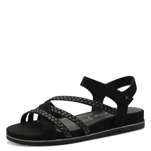 Tamaris Damen Klassische Ballerinas, Frauen Flats,Comfort Lining,TOUCHit-Fußbett,Slip-ons,klassisch elegant,Ballerinen,Black,37 EU von Tamaris