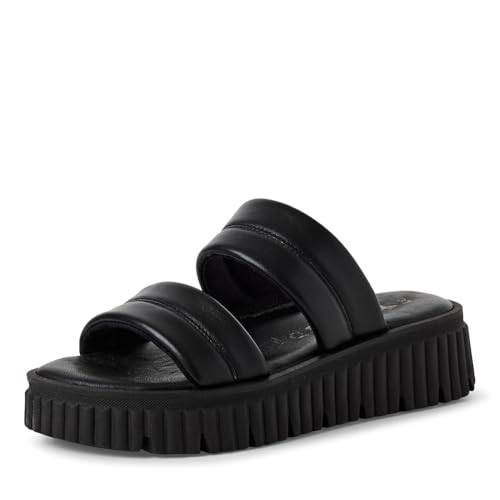 Tamaris Damen Klassische Ballerinas, Frauen Flats,Comfort Lining,TOUCHit-Fußbett,Slip-ons,klassisch elegant,Ballerinen,Black,37 EU von Tamaris